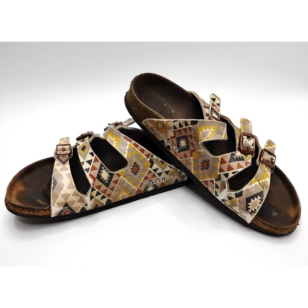 BIRKENSTOCK Florida Fresh Vegan Aztec Size Womens US 6 EU 37 240
